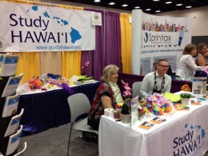The Study Hawaii booth in San Diego