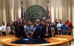 Governor Ige Meets Bali Contingent