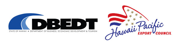 DBEDT and Hawaii Pacific Export Council Logos