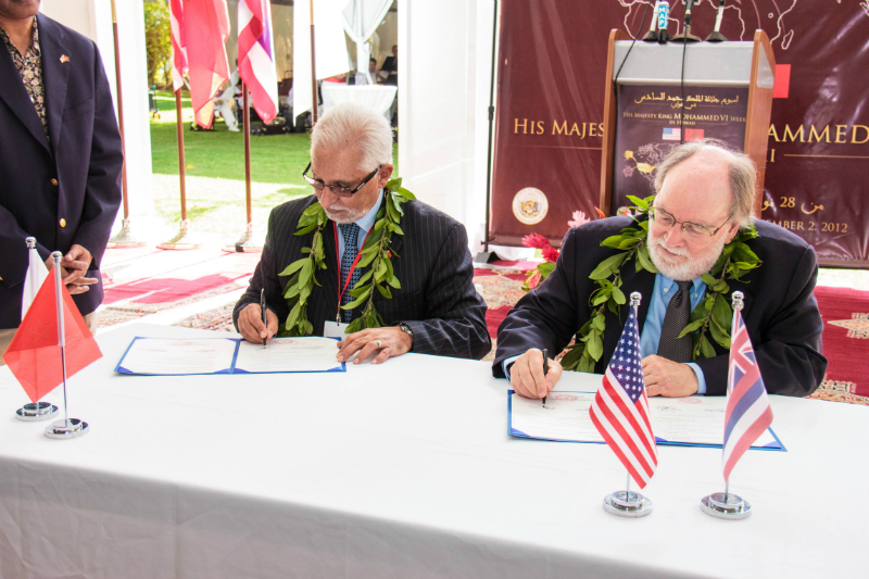 Sister State Signing Ceremony & Official Opening Ceremony of His Majesty King Mohammed VI Week in Hawaii
