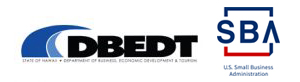 DBEDT and SBA Logos