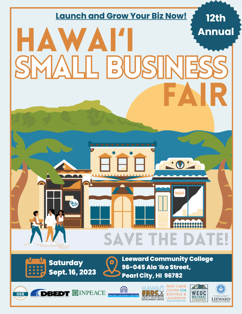 2023 Hawai'i Small Business Fair Flyer
