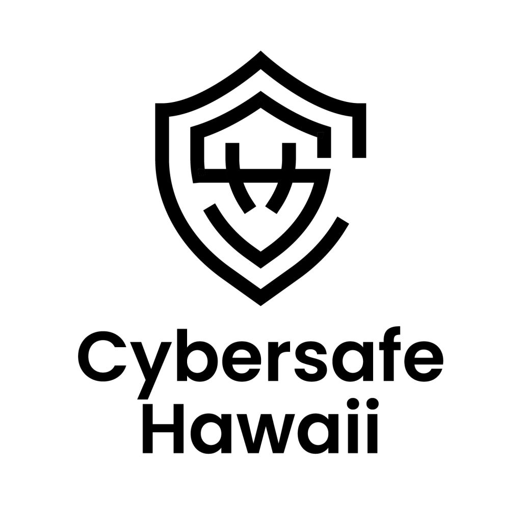 Cybersafe Hawaii Logo - Vertical Orientation